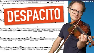 Despacito Violin Cover | Violin Sheet Music | Playalong