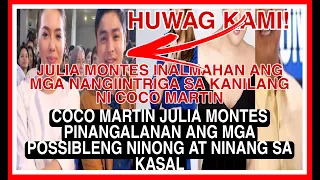 COCO MARTIN|JULIA MONTES PINANGALANAN  NA ANG MGA POSIBLENG NINONG AT NINANG SA KASAL