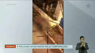 Santo André: Vídeo mostra PMs agredindo jovem em abordagem