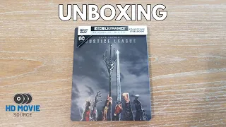 Zack Snyder's Justice League (2021) 4K Ultra HD SteelBook (Unboxing)