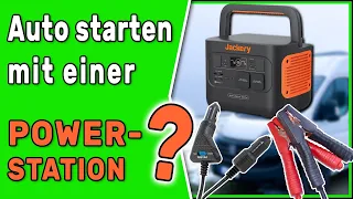 AUTO STARTEN mit einer POWERSTATION? Geht das? 🚙 Tipps & Tricks | Auto laden | KFZ FAQ