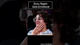 Sonu Nigam gets teary-eyed; video goes viral