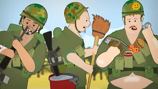 Low I.Q. People Forced to Become Soldiers (Vietnam War)