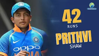 Prithvi Shaw (15 Balls 42 Runs) in T20