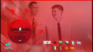 Eurovision 2022: TOP 9 NEW: 🇦🇱🇧🇬🇨🇿🇮🇪🇮🇱🇮🇹🇲🇰🇪🇸