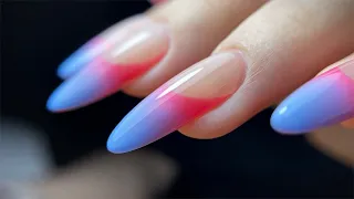 The EASIEST way to do ombré nails💅No airbrush required😲 Step-by-step tutorial!