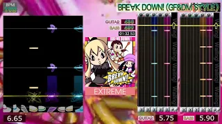 GITADORA / BRE∀K DOWN! (GF&DM STYLE) - EXTREME (GUITARFREAKS 8thMIX & drummania 7thMIX)