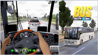 Bus Simulator Ultimate - Gameplay | Rainy Weather | Mercedes Tourrider Premium