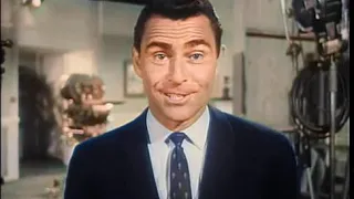 Rod Serling Advertising Pitch For "The Twilight Zone" (1959) Colorized by DeOldify