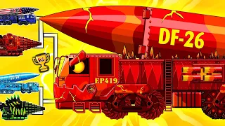 Transformers Tank:  MKZT Ballistic Missile Threat VS Drill Vehicle Monster | Arena Tank Cartoon