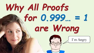 Does 0.9999... = 1? NO : Why All Proofs for 0.999...=1 are Wrong. Please Discuss On Social Media