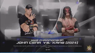 WWE 2K24 John Cena vs Kane 5/4/24 WWE Championship Match