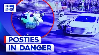 Footage of posties being hit by cars on Aussie roads released | 9 News Australia