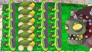 99 Gatling Pea Cob Cannon Vs Zomboss Vs All Giga Zombies Plants vs Zombies