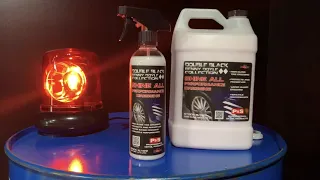 Application and Results of P&S Shine All Dressing on Tires, Plastics and Leather
