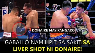 Gaballo Namilipit sa Sakit sa LIVER SHOT ni DONAIRE!