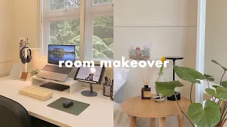 aesthetic small room makeover 🌼🪴| minimalist & pinterest style inspired ₊˚✩⊹