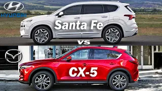 2021 Hyundai Santa Fe vs Mazda CX-5, CX-5 or Santa Fe -  Suv Compare