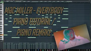 Mac Miller - Everybody Piano Tutorial / Remake