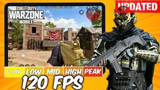 *Updated* MAXED GRAPHICS & 120 FPS Gameplay in Warzone Mobile (With FPS Meter)