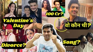 Dalljiet Kaur-Nikhil Divorce? Abhishek-Munawar-Isha Valentine's Day, Poonam 100cr? Khanzadi UK Song