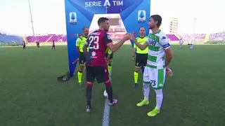 Cagliari Sassuolo 1-1 Highlights Serie A 18/07/2020