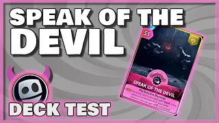 New Card Test Speak Of The Devil Deck - Cards Universe & Everything