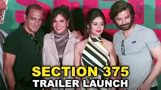 Section 375 Trailer Launch Complete Event | Akshaye Khanna, Richa Chadha | Ajay Bahl