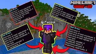 Stworzyłem BOSKĄ ZBROJĘ na Minecraft Hardcore (wszystkie enchanty na raz)