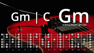 Easy Dorian Two-Chord Jamtrack in G-Dorian with Chords & Scales; 86 bpm Backing Track, Play along