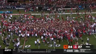 Arizona UPSETS #11 Oregon State and fans storm the field