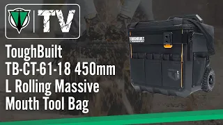 ToughBuilt TB CT 61 18 450mm L Rolling Massive Mouth Tool Bag