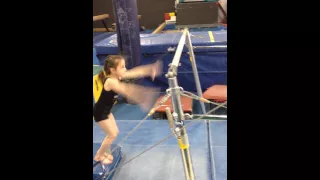 AMAZING 6 YEAR OLD GYMNAST || First Kip