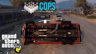 ROLLING PICK-UP TRUCK into POLICE CARS! (GTA RP)