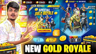 Free Fire New Special Gold Royale😍Characters And Bundles In Gold -Garena Free Fire