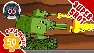 Super Shot. Steel Monsters engage in Battle. Cartoons About Tanks