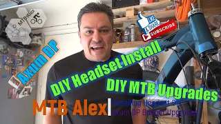 FUNN  Schwinn Axum DP: Stage 2 Budget Upgrades Pt 1 - Headset sealed bearings Install or replace DIY