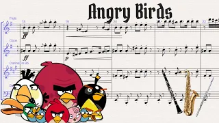 Original Soundtrack Angry Birds Flute Clarinet Oboe Basson Cover