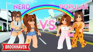 MAMÁ NERD VS MAMÁ POPULAR EN BROOKHAVEN 🏠 // ROBLOX