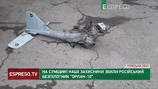 На Сумщині наші захисники збили російський безпілотник Орлан-10