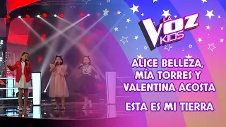 Alice Belleza, Mía Torres y Valentina Acosta|Esta es mi tierra|Batallas|Tem 2022|La Voz Kids