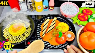 Cooking Fried Duck Breast with Orange Sauce with Kitchen Toys | Nhat Ky TiTi #228