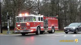 Somers FD Rescue 20 & Engine 180 Responding