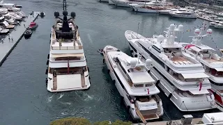$50 Miilion M/Y TAIBA 183FT * Columbus Yachts * Arrival & Docking * Monaco Port @Emman's Vlog FR