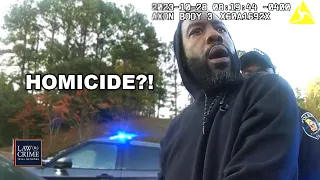 Bodycam: Murder Suspect Shocked When Cops Arrest Him at Gunpoint for Alleged Stabbing