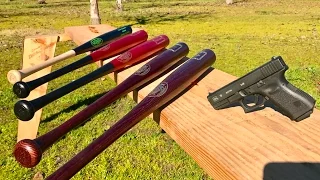 can a baseball bat stop a bullet?