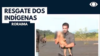 Equipe da Band acompanha resgate dos indígenas em Roraima