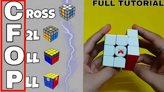 How to solve 3*3 rubiks cube in hindi by CFOP method|How to solve 3*3 rubiks cube in hindi