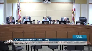 City Commission Road & Drainage/Solid Waste  District Meeting 2024-05-28