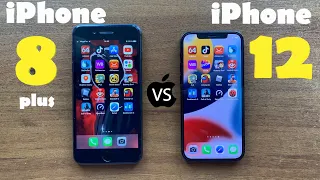 iPhone 8 Plus vs iPhone 12 - speed test. Достойное сравнение